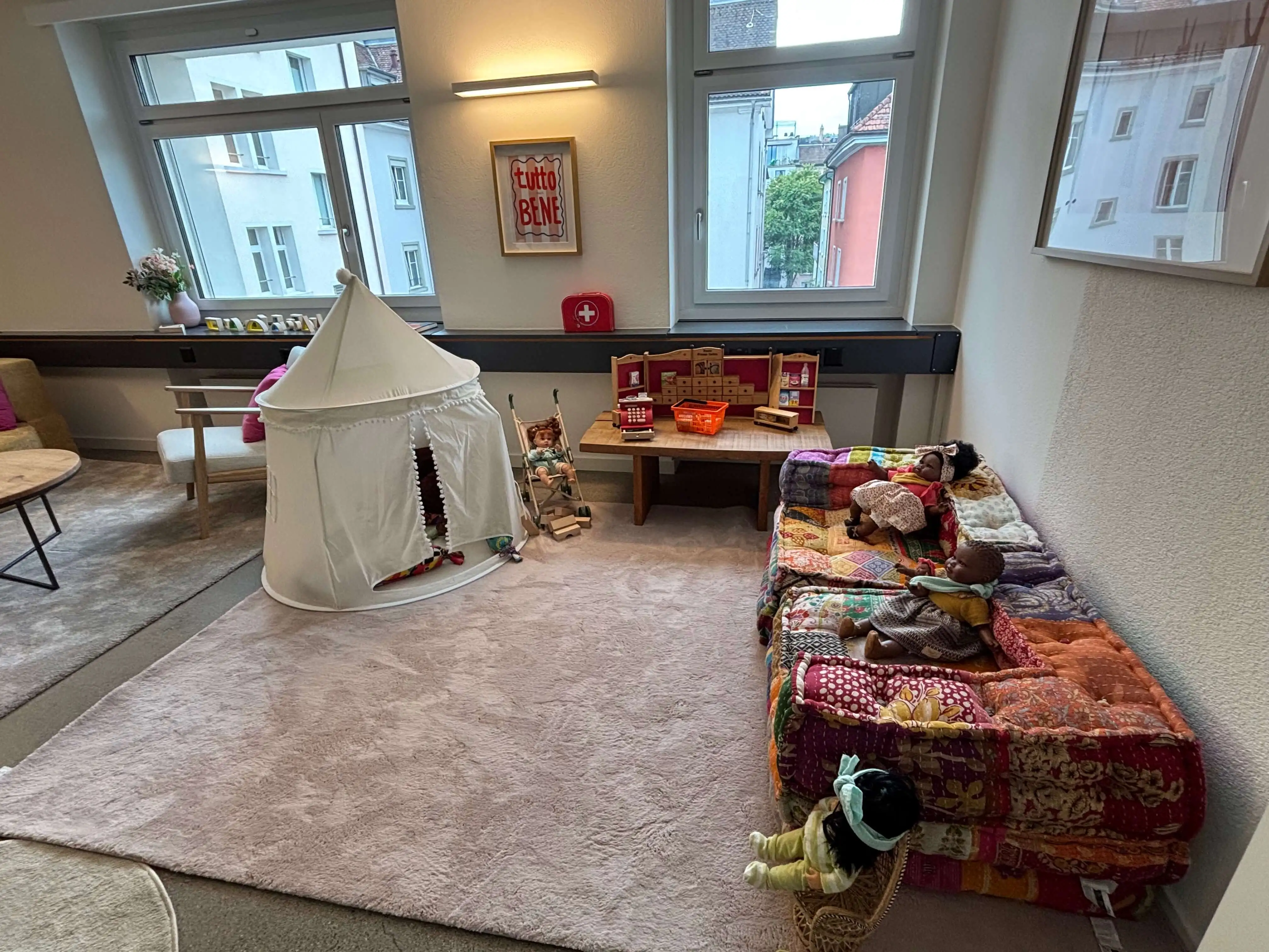Kindgerechter Spielbereich